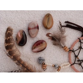 Jaspis doorboorde druppel...